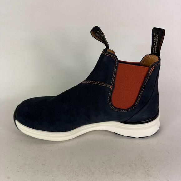 Blundstone Chelsea Boot Women's 9.5 Navy Suede Round Toe Pull-On Ankle 2147 - Picture 6 of 9